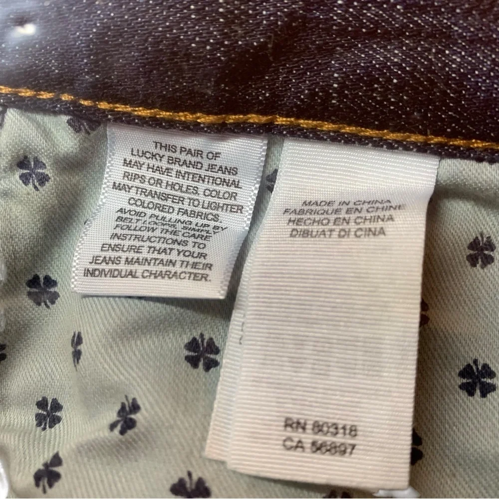 LUCKY BRAND‎ 361 Vintage Straight Dark Wash Jeans - Size 34x32